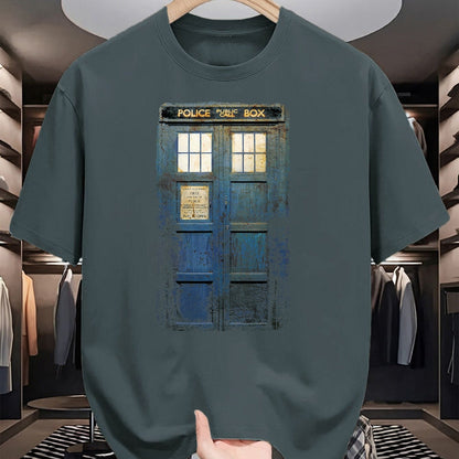 Best Doctor Shirt, Funny Doctor UnisexT-Shirt/Hoodie/Sweatshirt HLT00 - Cosplay Tardis Distressed Time-Traveller Sci-Fan T-Shirt