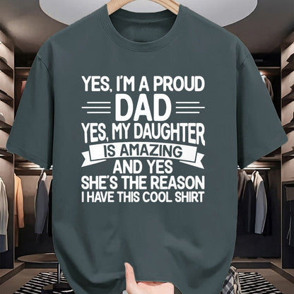 Gift for Dad Shirt, Funny Dad Unisex T-Shirt/Hoodie/Sweatshirt HLT00 – Proud Dad Funny Father_s Day From Daughter To Dad T-Shirt