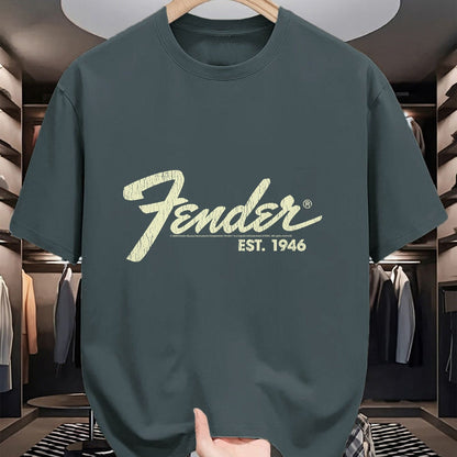Guitar Lover Shirt, Funny Guitar UnisexT-Shirt/Hoodie/Sweatshirt HLT00 - Fender Classic Fender Est. 1946 Short Sleeve T-Shirt