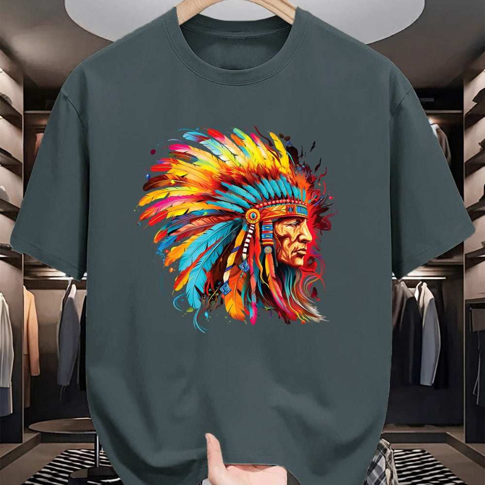 Native American T-Shirts, Vintage Native American Unisex T-Shirt/Hoodie/Sweatshirt HLT00 - Native American Indian Headdress design Tees Men Women