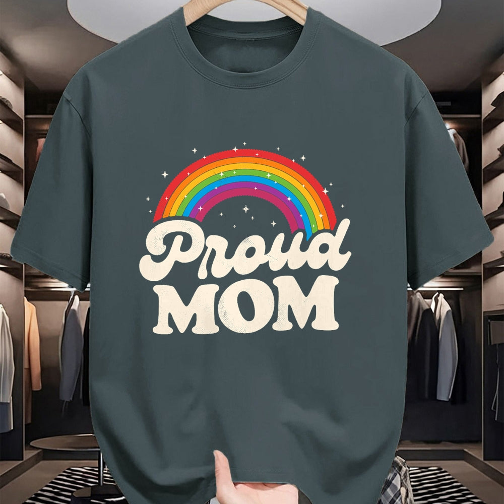 Gift for Mom Shirt, Funny Mom Unisex T-Shirt/Hoodie/Sweatshirt HLT00 - LGBTQ Proud Mom Gay Pride LGBT Ally Rainbow Mothers Day T-Shirt