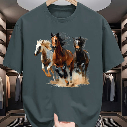 Best Horse Lover Shirt , Funny Horse UnisexT-Shirt/Hoodie/Sweatshirt HLT00 - Vintage Horses Lover Graphic for Men Women Boys Girls T-Shirt, Men, Black, X-Large