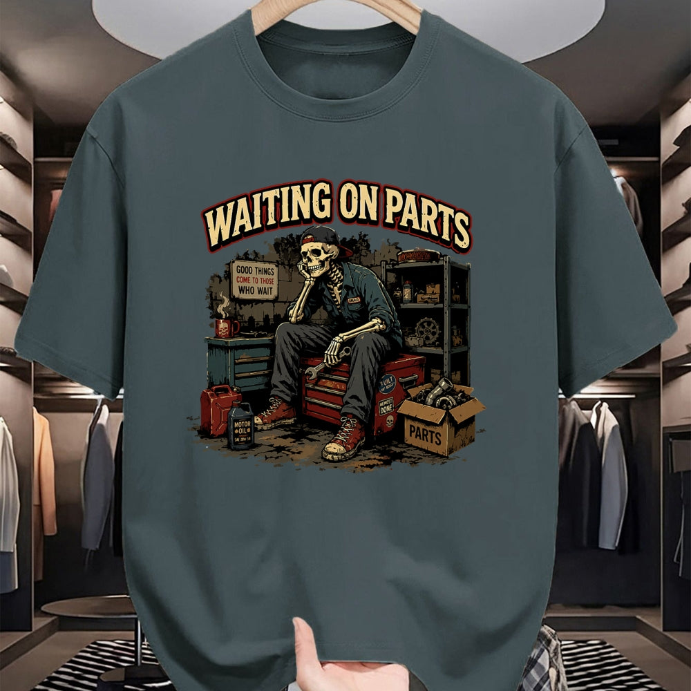 Best Mechanic Life Shirt, Funny Mechanic UnisexT-Shirt/Hoodie/Sweatshirt HLT00 - Waiting On Parts T-Shirt