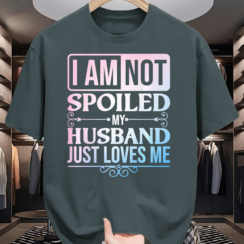 Best Wife Shirt, Wife and Husband Unisex T-Shirt/Hoodie/Sweatshirt HLT00 - Gift for wife T shirt, spoiled wife   Funny Spoiled Wife Art For Women Girls Husband Spoiled Wife Pr (23)