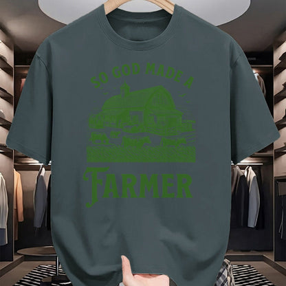 Best Farmer Life Shirt, Funny Farmer UnisexT-Shirt/Hoodie/Sweatshirt HLT00 - So God Made a Farmer Country Life T-Shirt for Fans T-Shirt