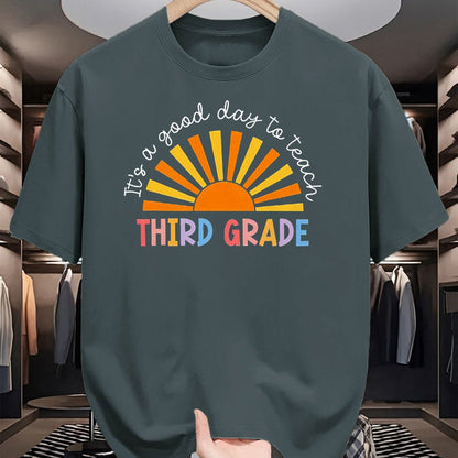 Best Teacher Shirt, Funny Teacher UnisexT-Shirt/Hoodie/Sweatshirt HLT00 - It's a Good Day to Teach 3rd Grade Teachers T-Shirt