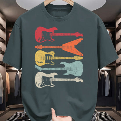 Guitar Lover Shirt, Funny Guitar UnisexT-Shirt/Hoodie/Sweatshirt HLT00 - Guitar Shirt. Retro Style Gift for Guitarist T-Shirt