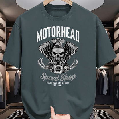 Best Mechanic Life Shirt, Funny Mechanic UnisexT-Shirt/Hoodie/Sweatshirt HLT00 - Skeleton Motor Head Speed Shop Hot Rod Mechanic Car Lover T-Shirt