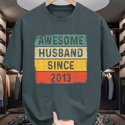 Best Wife Shirt, Wife and Husband Unisex T-Shirt/Hoodie/Sweatshirt HLT00 - 11th Wedding Anniversary Epic Awesome Husband Since 2013 T-Shirt (1)