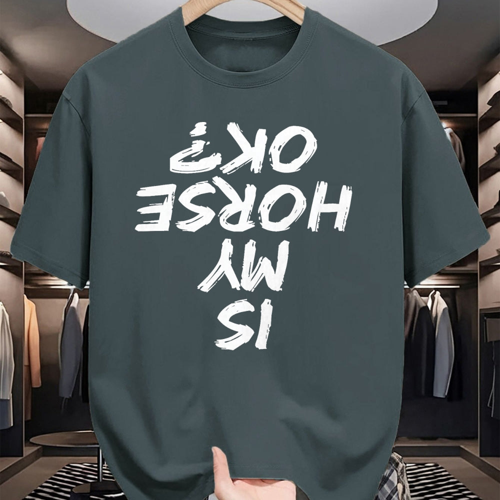 Best Horse Lover Shirt , Funny Horse UnisexT-Shirt/Hoodie/Sweatshirt HLT00 - Horseback Riding Funny Saying is My Horse OK Horses Quotes T-Shirt