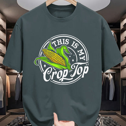 Best Farmer Life Shirt, Funny Farmer UnisexT-Shirt/Hoodie/Sweatshirt HLT00 - Womens This is My Crop Top Funny Farmer Farming Corn T-Shirt