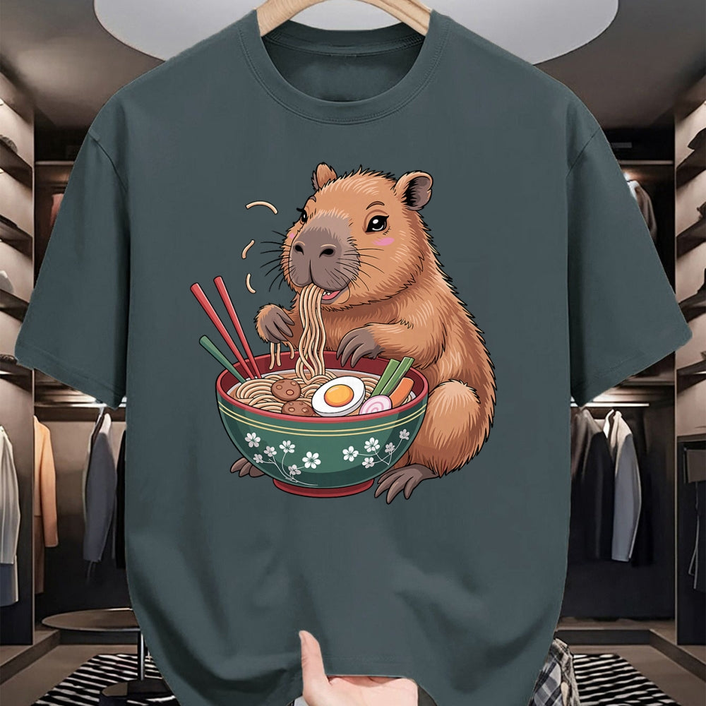Cute Capybara Shirt, Funny Capybara Unisex T-Shirt/Hoodie/Sweatshirt HLT00 - Cool Capybara Art for Men Women Kids Rodent Capybara Lover T-Shirt