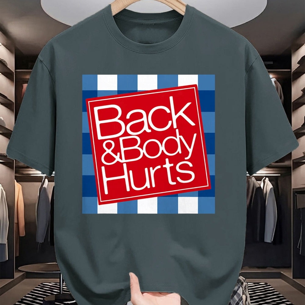 Best Thanksgiving Family Shirt , Funny Thanksgiving UnisexT-Shirt/Hoodie/Sweatshirt HLT00 -Funny Back & Body Hurts Getting Older Humor Design T-Shirt