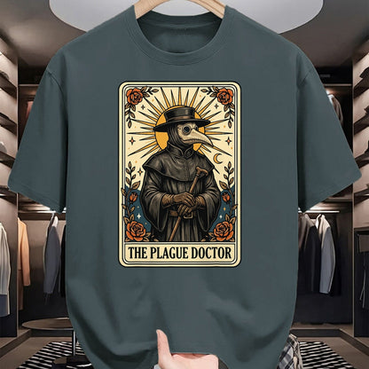 Best Doctor Shirt, Funny Doctor UnisexT-Shirt/Hoodie/Sweatshirt HLT00 - Plague Doctor Tarot Card Gothic T-Shirt