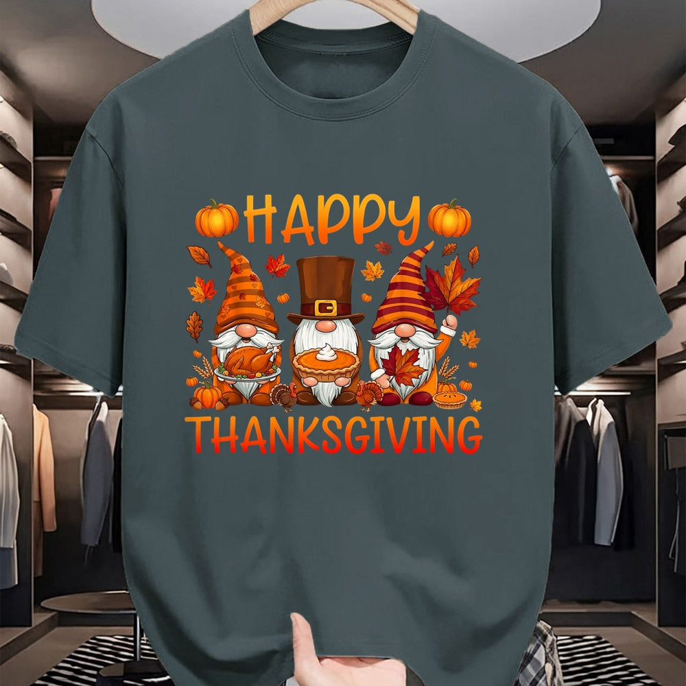 Best Thanksgiving Family Shirt , Funny Thanksgiving UnisexT-Shirt/Hoodie/Sweatshirt HLT00 - Happy Thanksgiving Gnomes for Turkey Day Family Dinner T-Shirt