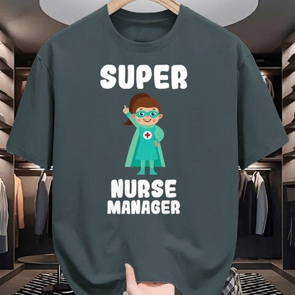 Funny Nurse Shirt, Nurse Unisex T-Shirt/Hoodie/Sweatshirt HLT00 - Super Nurse Manager Funny Cute Women Nurses Shirt T-Shirt