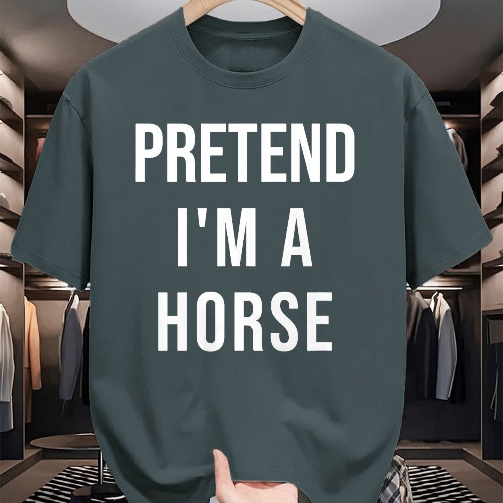 Best Horse Lover Shirt , Funny Horse UnisexT-Shirt/Hoodie/Sweatshirt HLT00 - Lazy Halloween Pretend I_m A Horse Costume Funny Party T-Shirt