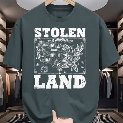Native American T-Shirts, Vintage Native American Unisex T-Shirt/Hoodie/Sweatshirt HLT00 - Stolen Land Indian Pride Tribes Native American Indigenous