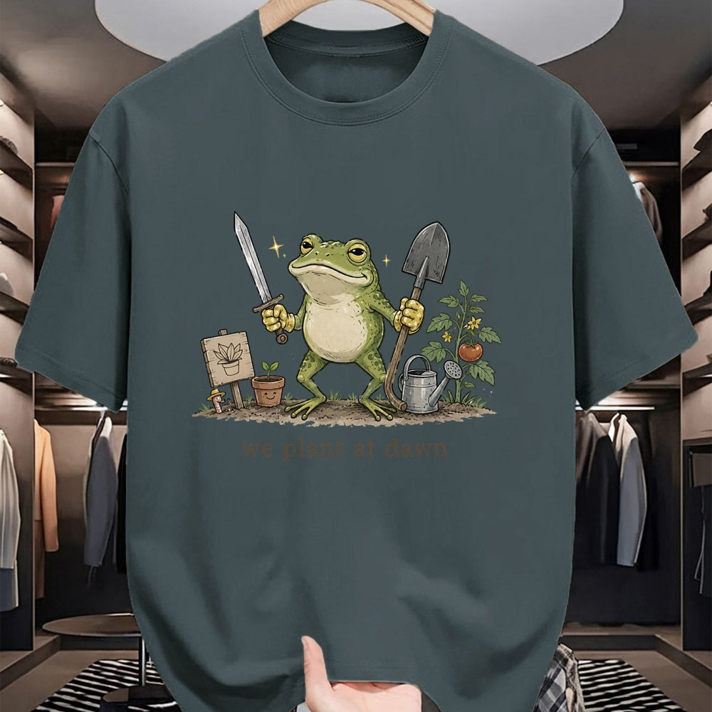 Best Farmer Life Shirt, Funny Farmer UnisexT-Shirt/Hoodie/Sweatshirt HLT00 - Women We Plant at Dawn Funny Gardening Frog Gardener Farmer T-Shirt