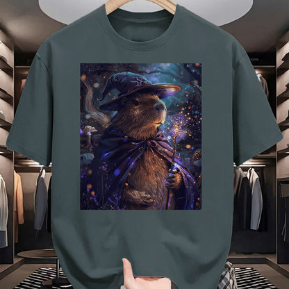 Cute Capybara Shirt, Funny Capybara Unisex T-Shirt/Hoodie/Sweatshirt HLT00 - Funny Graphic Capybara Long Sleeve T-Shirt (20)