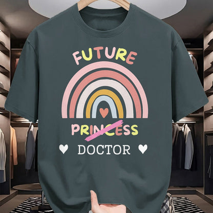 Best Doctor Shirt, Funny Doctor UnisexT-Shirt/Hoodie/Sweatshirt HLT00 - Future Princess Doctor T-Shirt