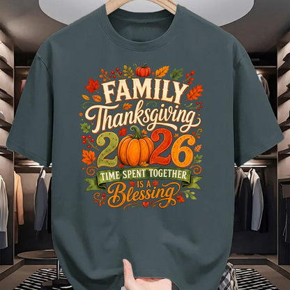 Best Thanksgiving Family Shirt , Funny Thanksgiving UnisexT-Shirt/Hoodie/Sweatshirt HLT00 - Family Thanksgiving Squad 2026 Matching Family Thanksgiving T-Shirt