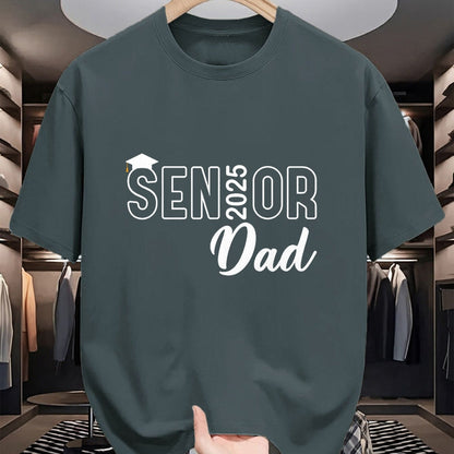 Gift for Dad Shirt, Funny Dad Unisex T-Shirt/Hoodie/Sweatshirt HLT00 – Proud Senior Dad 2025 Senior 2025 Dad Class Of 2025 Father T-Shirt