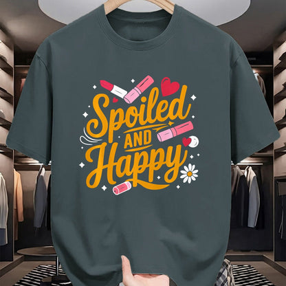 Best Wife Shirt, Wife and Husband Unisex T-Shirt/Hoodie/Sweatshirt HLT00 - Gift for wife T shirt, spoiled wife   Spoiled And Happy Spoiled Wife Sweatshirt