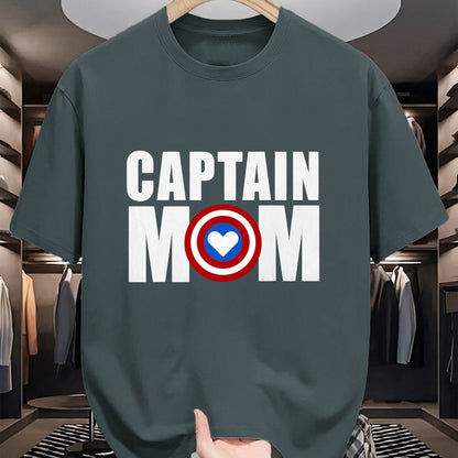 Gift for Mom Shirt, Funny Mom Unisex T-Shirt/Hoodie/Sweatshirt HLT00 - Funny Captain Mom Superhero Mother_s Day 2022 T-Shirt