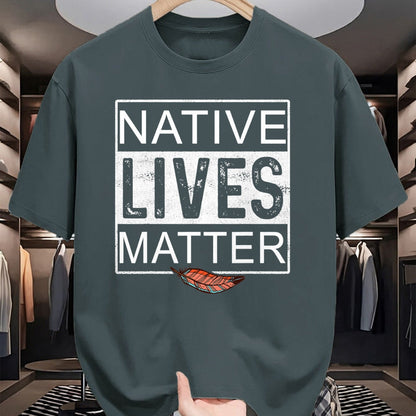 Native American T-Shirts, Vintage Native American Unisex T-Shirt/Hoodie/Sweatshirt HLT00 - Native Lives Matter - Indigenous Native American