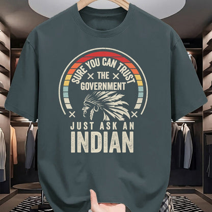Native American T-Shirts, Vintage Native American Unisex T-Shirt/Hoodie/Sweatshirt HLT00 - Retro Vintage Native American Trust Government