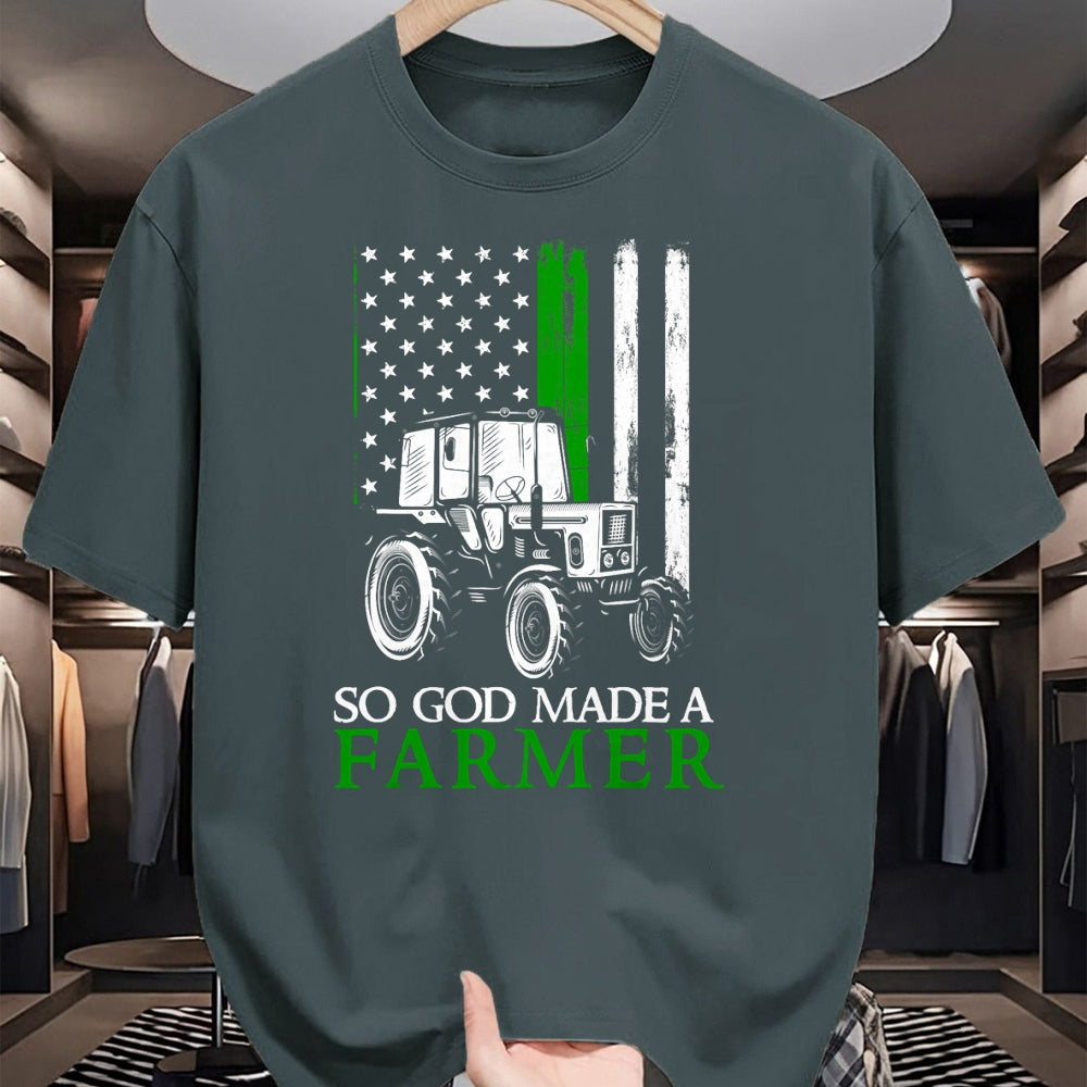 Best Farmer Life Shirt, Funny Farmer UnisexT-Shirt/Hoodie/Sweatshirt HLT00 - So God Made A Farmer, Farming Farmer T-Shirt (4)