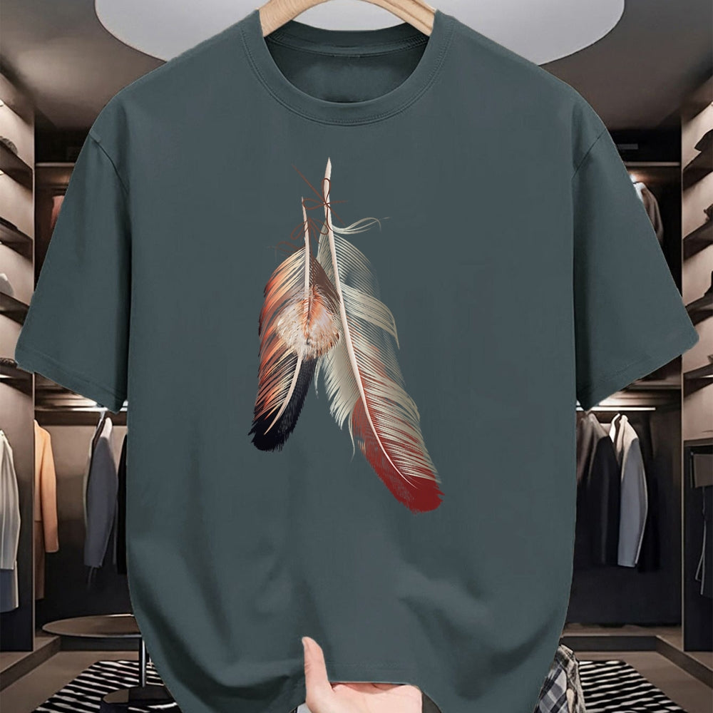 Native American T-Shirts, Vintage Native American Unisex T-Shirt/Hoodie/Sweatshirt HLT00 - Indigenous American Native Tribal Headdress Feathers