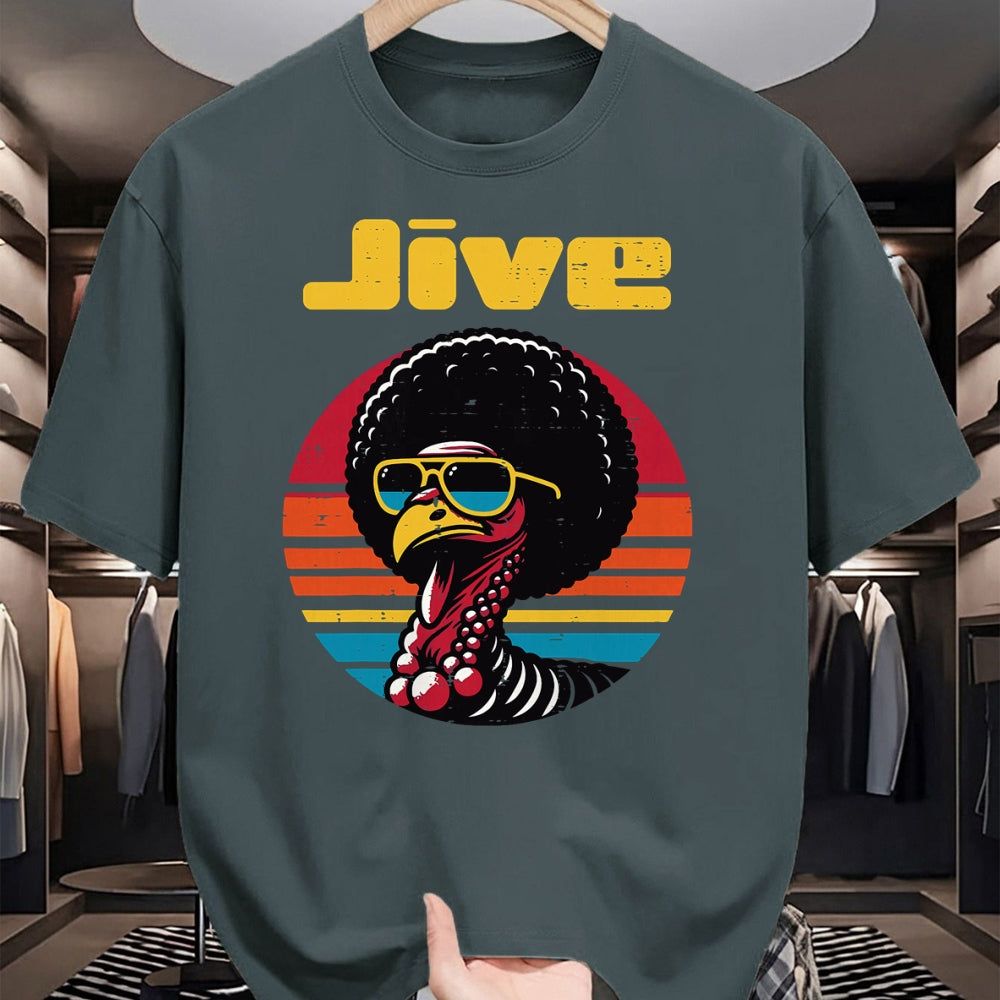 Best Thanksgiving Family Shirt , Funny Thanksgiving UnisexT-Shirt/Hoodie/Sweatshirt HLT00 - Thanksgiving Afro Turkey Jive Vintage 70s Men Women Kids T-Shirt