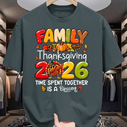 Best Thanksgiving Family Shirt , Funny Thanksgiving UnisexT-Shirt/Hoodie/Sweatshirt HLT00 - Family Thanksgiving 2026 Thanksgiving Crew Turkey Matching T-Shirt