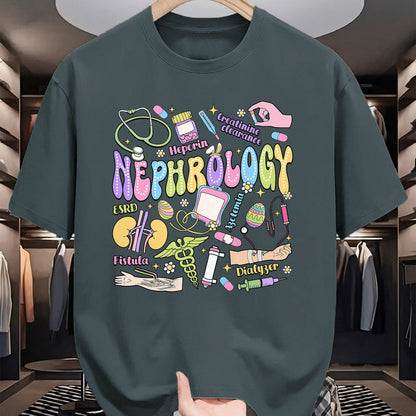 Best Doctor Shirt, Funny Doctor UnisexT-Shirt/Hoodie/Sweatshirt HLT00 - Nephrology Life Easter Day Dialysis Tech Nephrology Nurse T-Shirt