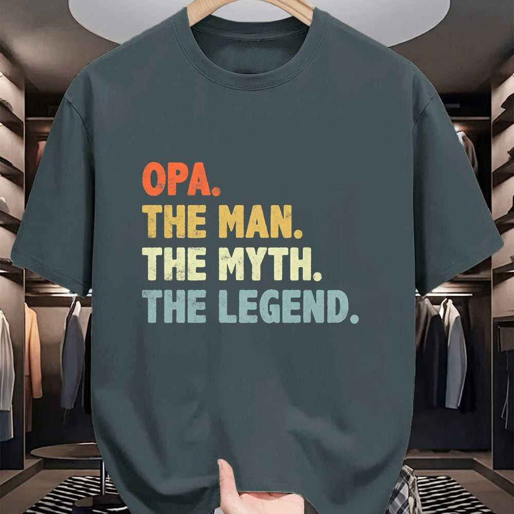 Best Grandpa Shirt, Proud Grandpa Unisex T-Shirt/Hoodie/Sweatshirt HLT00 - Opa The Man Myth Legend Father���s day gift for Grandpa G-Dad T