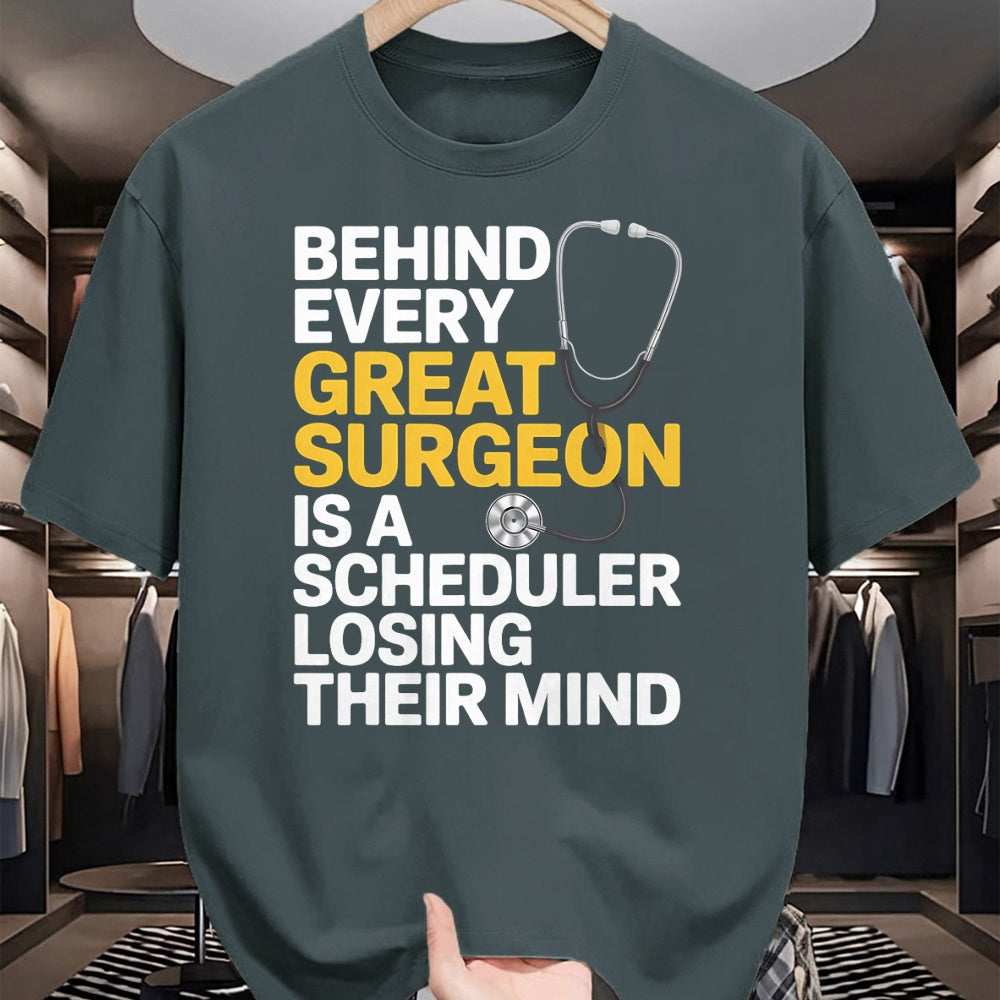 Best Doctor Shirt, Funny Doctor UnisexT-Shirt/Hoodie/Sweatshirt HLT00 - Every Great Surgeon Surgeon Surgery Tech Surgery Scheduler T-Shirt