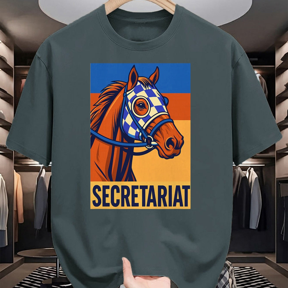 Best Horse Lover Shirt , Funny Horse UnisexT-Shirt/Hoodie/Sweatshirt HLT00 - Secretariat Horse, Horse Racing, Del Mar, Santa Anita, Horse T-Shirt