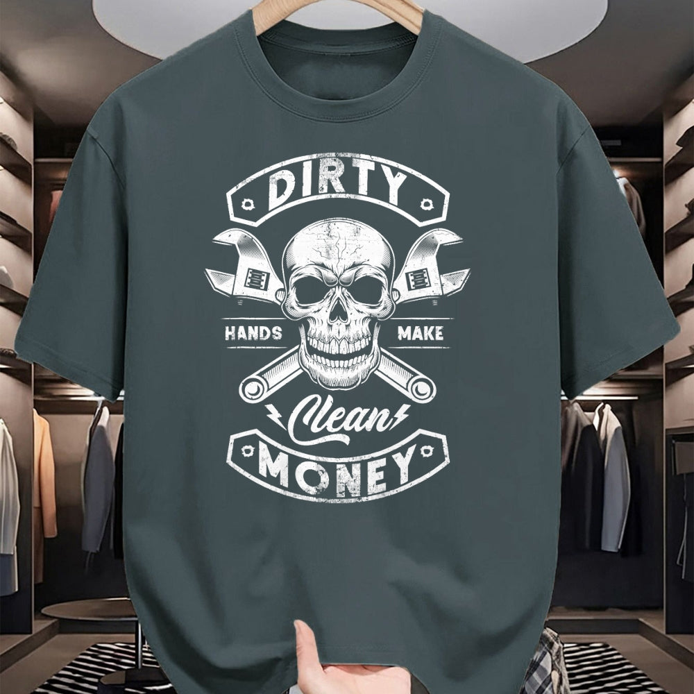 Best Mechanic Life Shirt, Funny Mechanic UnisexT-Shirt/Hoodie/Sweatshirt HLT00 - My Hands May Be Dirty But My Money is Clean Mechanic Repair T-Shirt