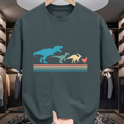 Best Dinosaur Lover Shirt, Funny Dinosaur UnisexT-Shirt/Hoodie/Sweatshirt HLT00 - Funny Vintage Dinosaur Evolution T-Rex Velociraptor Chicken T-Shirt