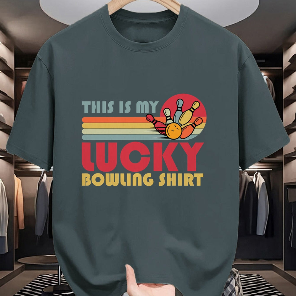 Gift for Mom Shirt, Funny Mom Unisex T-Shirt/Hoodie/Sweatshirt HLT00 - Funny Lucky Bowling Shirt Bowlers Men Women Kids Retro T-Shirt
