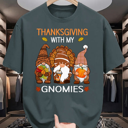 Best Thanksgiving Family Shirt , Funny Thanksgiving UnisexT-Shirt/Hoodie/Sweatshirt HLT00 - Thanksgiving Women gnome Fall Leopard Turkey Men Girls T-Shirt