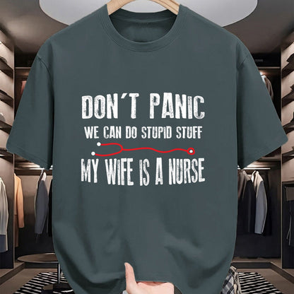 Funny Nurse Shirt, Nurse Unisex T-Shirt/Hoodie/Sweatshirt HLT00 - My Wife Is Nurse - Husband T-Shirt