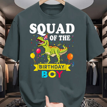 Best Dinosaur Lover Shirt, Funny Dinosaur UnisexT-Shirt/Hoodie/Sweatshirt HLT00 - Squad Of The Birthday Boy Dinosaur T-Rex Matching Family T-Shirt