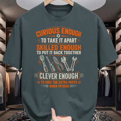 Best Mechanic Life Shirt, Funny Mechanic UnisexT-Shirt/Hoodie/Sweatshirt HLT00 - Mechanic Curious Enough to Take It Apart Car Auto Garage T-Shirt