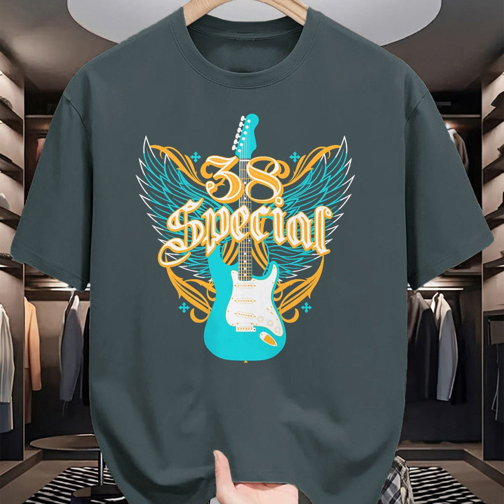 Guitar Lover Shirt, Funny Guitar UnisexT-Shirt/Hoodie/Sweatshirt HLT00 - 38 Special Guitar Wings T-Shirt
