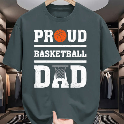 Gift for Dad Shirt, Funny Dad Unisex T-Shirt/Hoodie/Sweatshirt HLT00 – Basketball Lover Proud Basketball Dad Father_s Day Long Sleeve T-Shirt