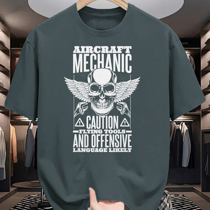 Best Mechanic Life Shirt, Funny Mechanic UnisexT-Shirt/Hoodie/Sweatshirt HLT00 - Aircraft Mechanic Flying Tools and Offensive Language, Plane T-Shirt