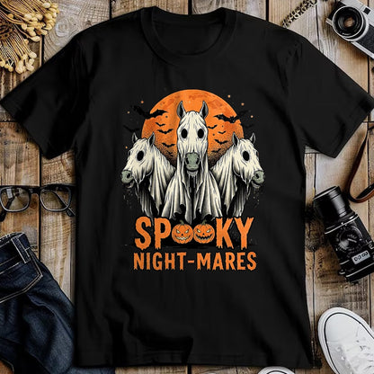 Best Horse Lover Shirt , Funny Horse UnisexT-Shirt/Hoodie/Sweatshirt HLT00 - Spooky Night-Mares Halloween Horse Ghost Funny Spooky Season T-Shirt